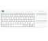Logitech K400 Plus Wireless Touch Keyboard - White Wireless Technology, 2.4GHz, Touchpad, 18-Month Battery Life, Customizable Control, Up to 10M Range
